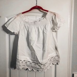 Off the shoulder blouse